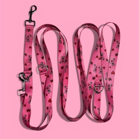 Smycz przepinana ,,Misiowasłodycz'' szer.taśmy2cm